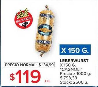 Carrefour Leberwurst oferta