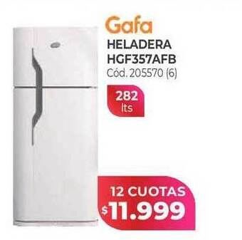 Naldo Lombardi Gafa heladera hgf357afb oferta