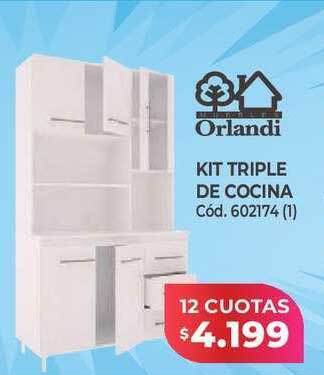 Naldo Lombardi Kit triple de cocina orlandi oferta