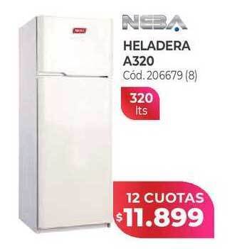 Naldo Lombardi Neba heladera a320 oferta