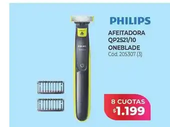 Naldo Lombardi Philips afeitadora qp2121 10 oneblade oferta