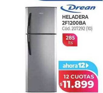 Naldo Lombardi Drean heladera 2f1200ba oferta