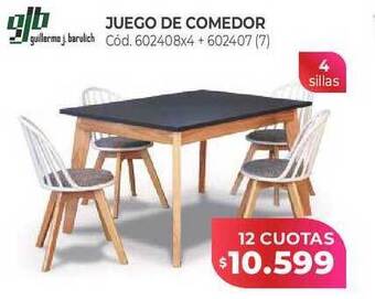 Naldo Lombardi Juego de comedor gjb oferta