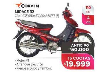 Naldo Lombardi Mirage r2 corven oferta