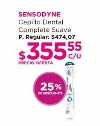 Punto de Salud Sensodyne cepillo dental complete suave 25% de descuento oferta