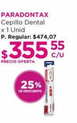 Paradontax cepillo dental 25% de descuento