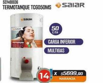 Pacman Termotanque tcg050ms saiar oferta