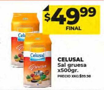 Supermayorista Vital Celusal sal gruesa oferta
