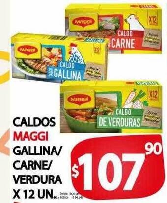 Caldos maggi gallina carne verdura
