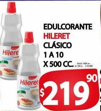 Supermercados Mariano Max Edulcorante hileret clasico oferta