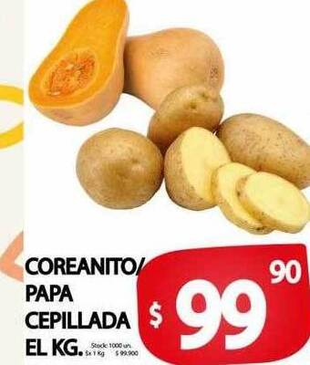 Supermercados Mariano Max Coreanito papa cepillada oferta