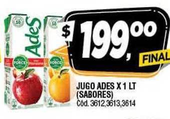 Supermercados Yaguar Jugo ades oferta