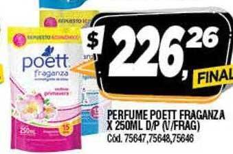 Supermercados Yaguar Perfume poett fraganza oferta
