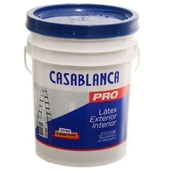 Sodimac Pintura látex de interior y exterior blanco mate antimoho 20 l - casablanca oferta