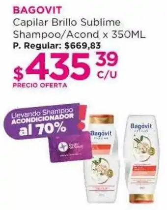 Punto de Salud Bagovit capilar brillo sublime shampoo acond oferta