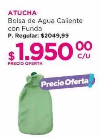 Atucha bolsa de agua caliente con funda