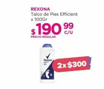 Punto de Salud Rexona talco de pies efficient oferta