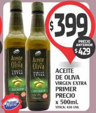 Supermercados Malambo Aceite de oliva virgen extra primer precio oferta