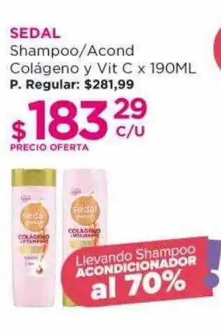 Sedal shampoo acond colágeno y vit c