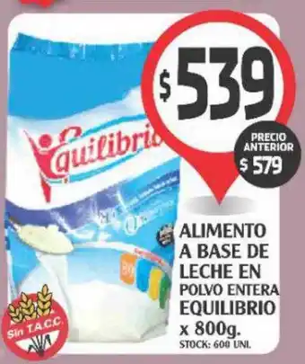Supermercados Malambo Alimento a base de leche en polvo entera equilibrio oferta