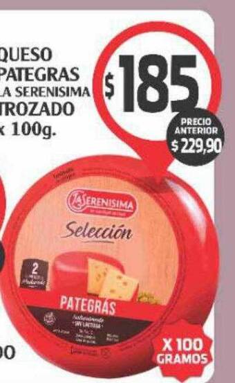 Supermercados Malambo Queso pategras la serenisima trozado oferta