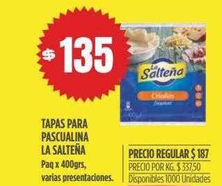 Supermercados Vea Tapas para pascualina la salteña oferta