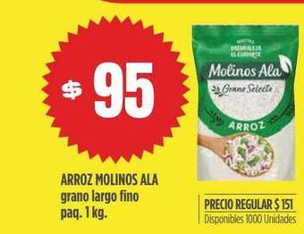 Supermercados Vea Arroz molinos ala grano largo fino oferta