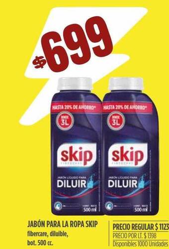 Supermercados Vea Jabón para la ropa skip oferta