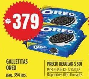 Supermercados Vea Galletitas oreo oferta