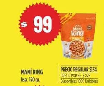 Supermercados Vea Maní king oferta