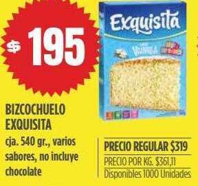 Supermercados Vea Bizcochuelo exquisita oferta