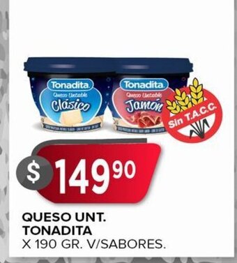 Supermercados Mayor Queso Unt Tonadita oferta