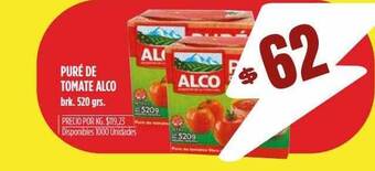 Supermercados Vea Puré de tomate alco oferta