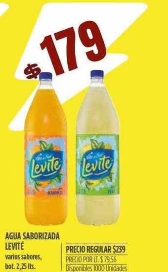 Supermercados Vea Agua saborizada levité oferta