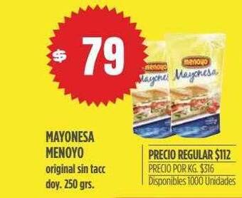 Supermercados Vea Mayonesa menoyo oferta