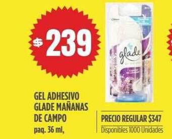 Supermercados Vea Gel adhesivo glade mañanas de campo oferta