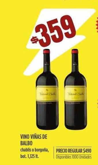 Supermercados Vea Vino viñas de balbo oferta