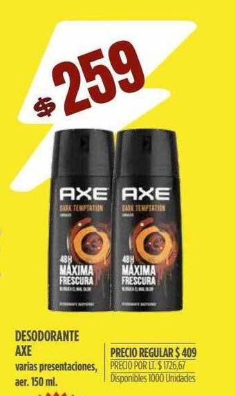 Supermercados Vea Desodorante axe oferta