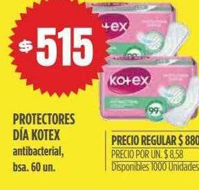 Supermercados Vea Protectores día kotex oferta