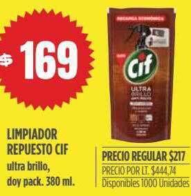 Supermercados Vea Limpiador repuesto cif oferta