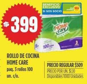Supermercados Vea Rollo de cocina home care oferta