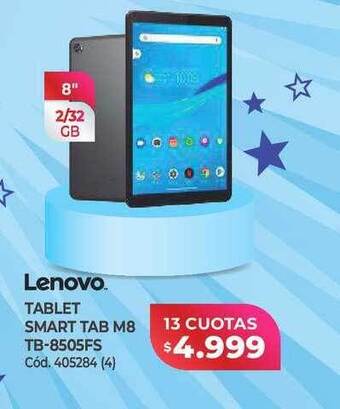 Naldo Lombardi Lenovo tablet smart tab m8 tb-8505fs oferta