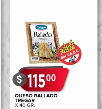 Supermercados Mayor Queso Rallado Tregar oferta