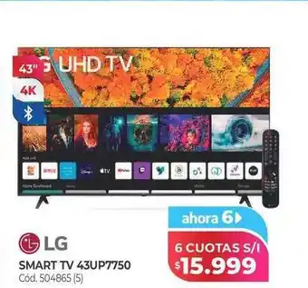 Naldo Lombardi Lg smart tv 73up7750 oferta