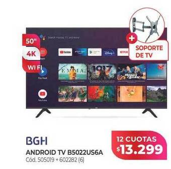 Naldo Lombardi Bgh android tv b5022us6a oferta