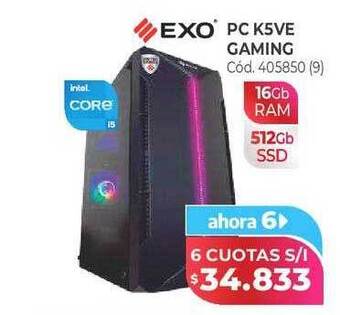 Naldo Lombardi Exo pc k5ve gaming oferta
