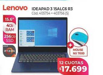 Naldo Lombardi Lenovo ideapad 3 15alc6 r3 oferta