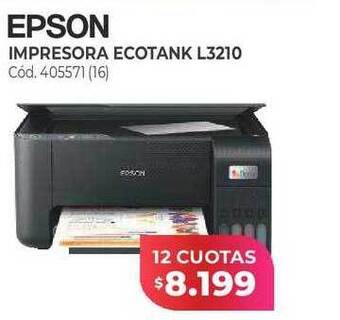 Naldo Lombardi Epson impresora ecotank l3210 oferta