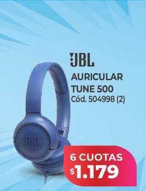 Naldo Lombardi Jbl auricular tune 500 oferta