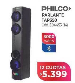 Naldo Lombardi Philco parlante tap350 oferta